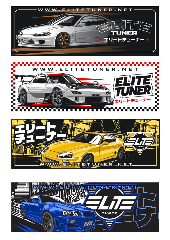 Elite Tuner Slap Sticker Collection